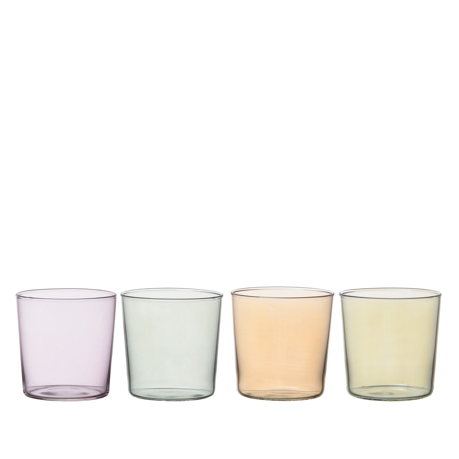 China Factory Wholesale Cheap Multi Color Borosilicate Glass Tumbler