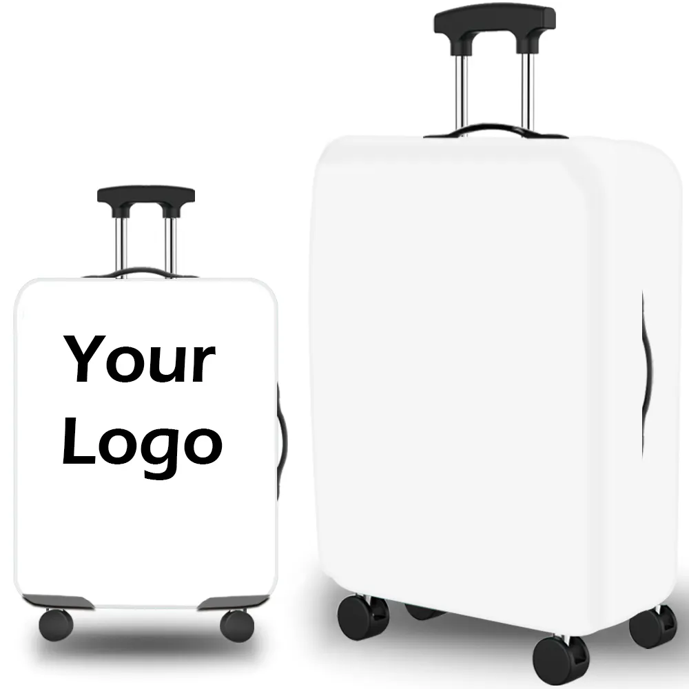 Сублимационные заготовки для багажа, чехол для багажа, пустой чехол для чемодана на заказ, защитный чехол для багажа из спандекса