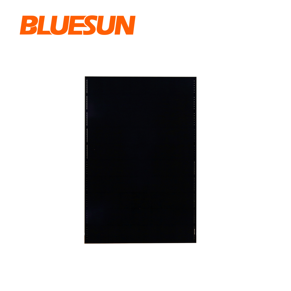 All black monocrystalline 400watt 410w solar panels overlapping 400w 410w mono solar panel price