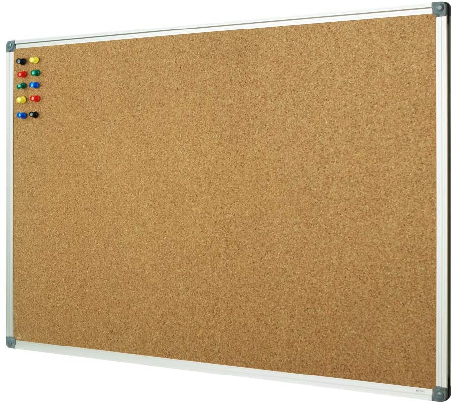 Factory direct sell easy dry erase cork message board colorful fabric custom bulletin & memo board with wooden frame