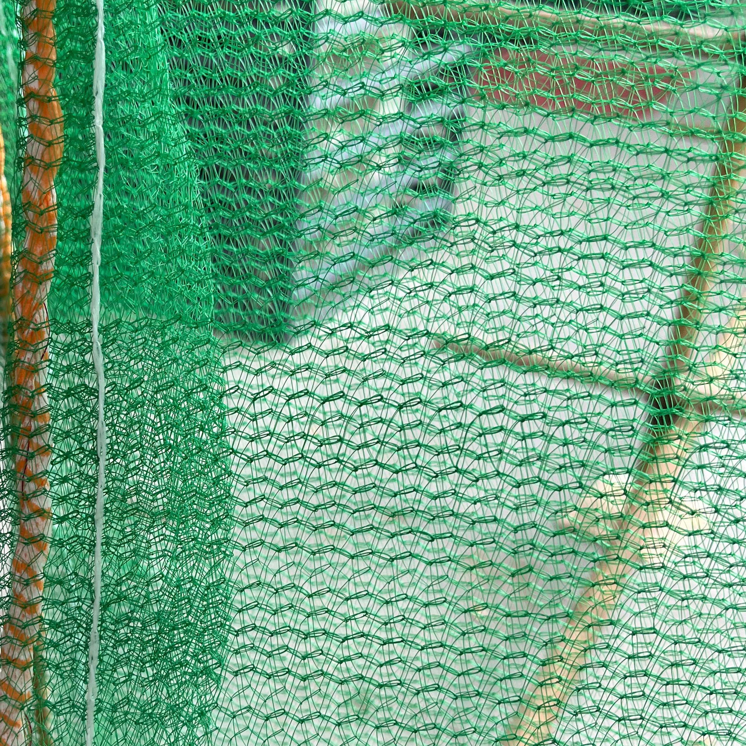Debris fall protection net construction net for UV protection and flame retardant