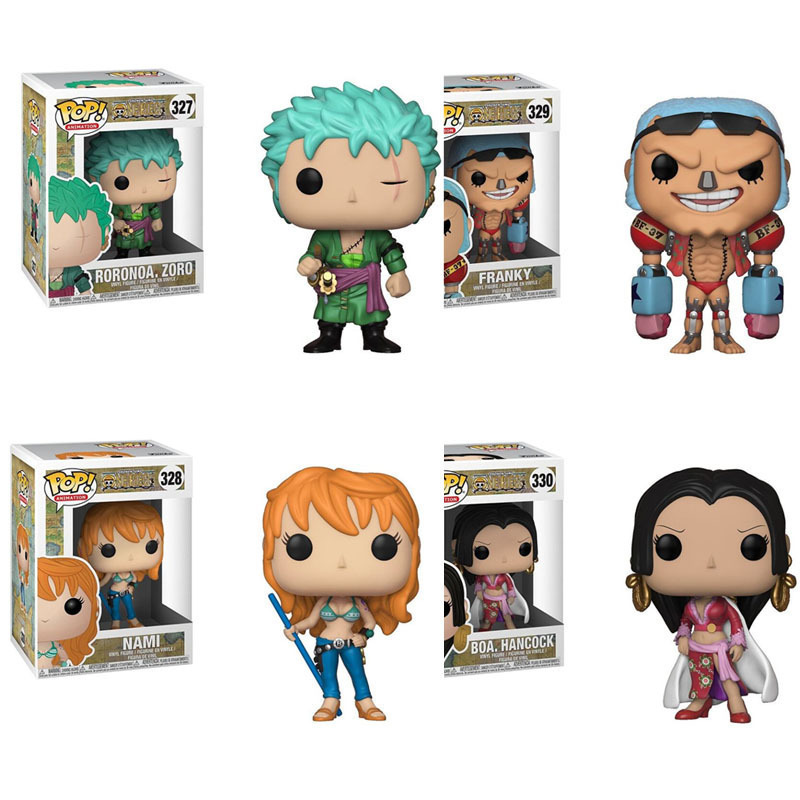 Популярная модель One Piece Zoro Nami Franky Hancock Q Editie экшн-фигурка Коллекционная модель