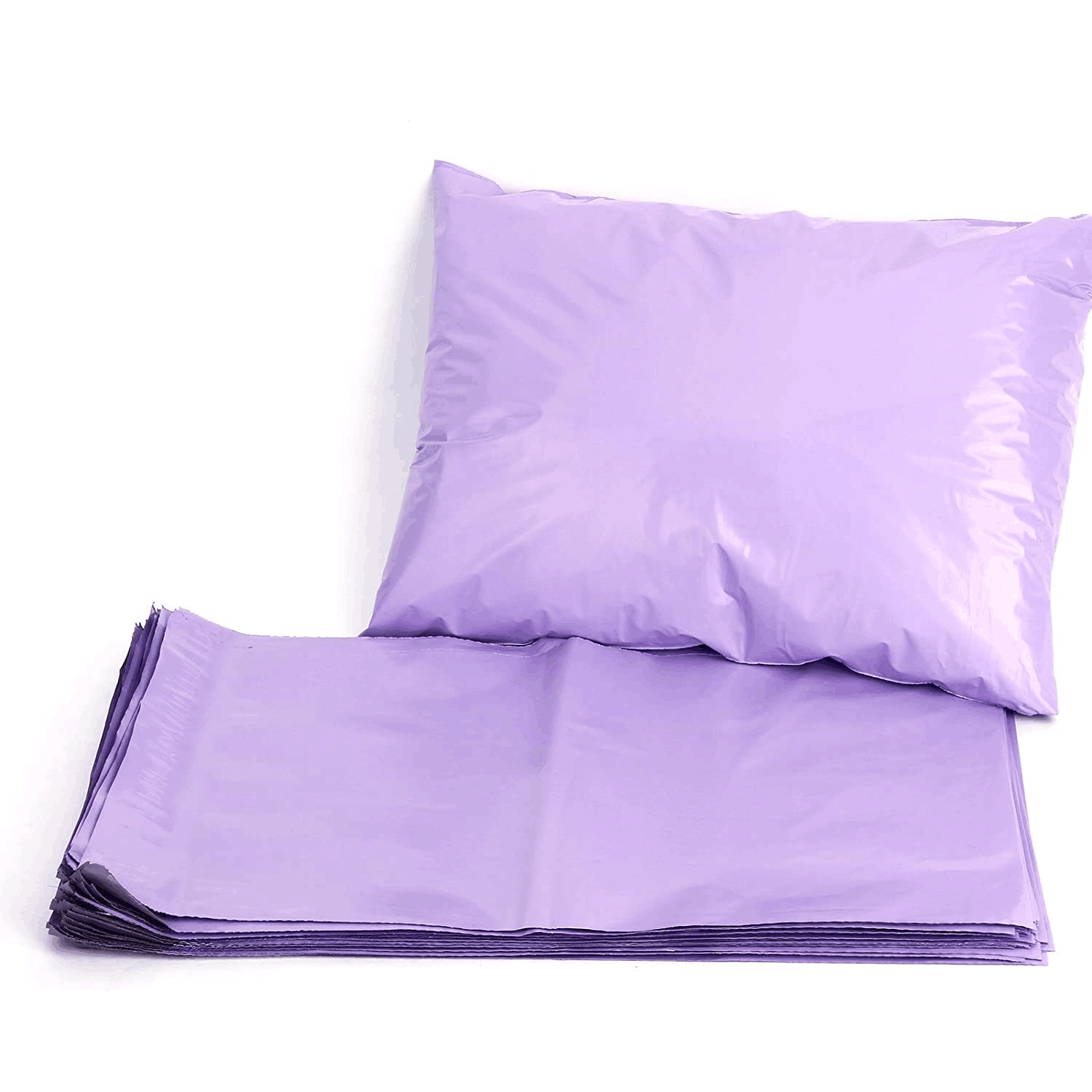 Self Sealing Boutique Colorful Light Purple Soild Poly Mailers Shipping Envelopes Chic Custom Mailing Bags