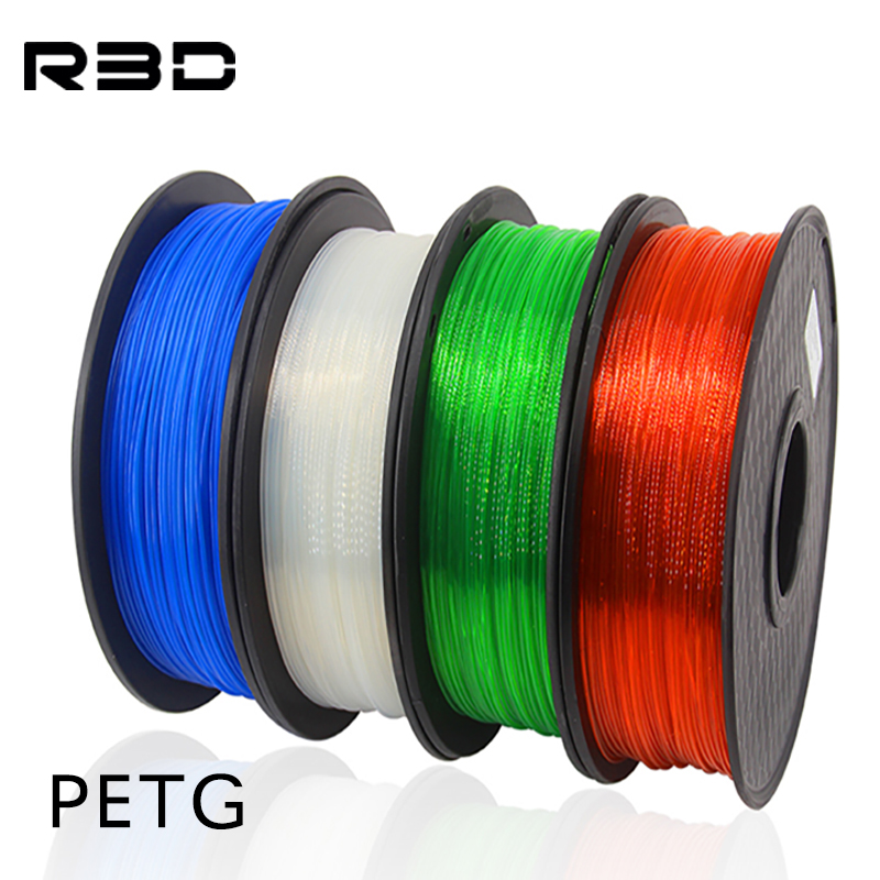 3D принтеры нити PETG 1,75 мм 1 кг/2.2lbs пластиковые нити расходных материалов ПЭТ материал для 3D принтер 3D ручка