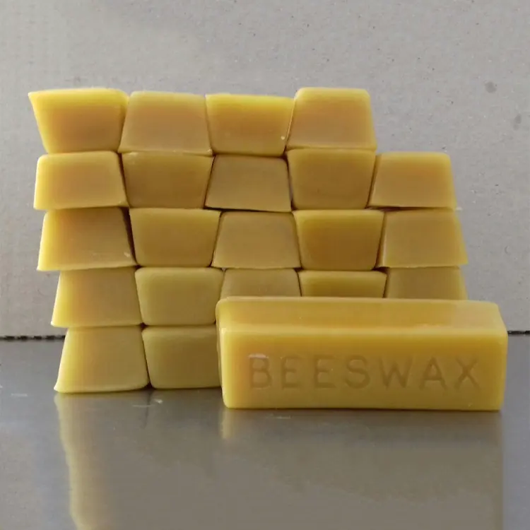 scented candles raw materials lump yellow beeswax for sale