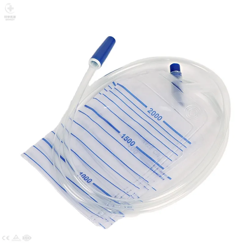 Hot selling one-piece medical supplies urine bag colostomy bag