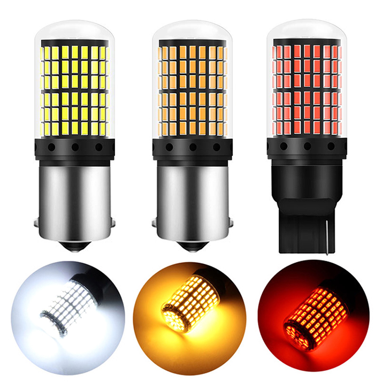 3156 3157 LED Turn Signal Lamp 1157 BAY15D 1156 BA15S BAU15S LED Light Canbus T20 7440 W21W 3014 144Smd Bulb For Car Accessories