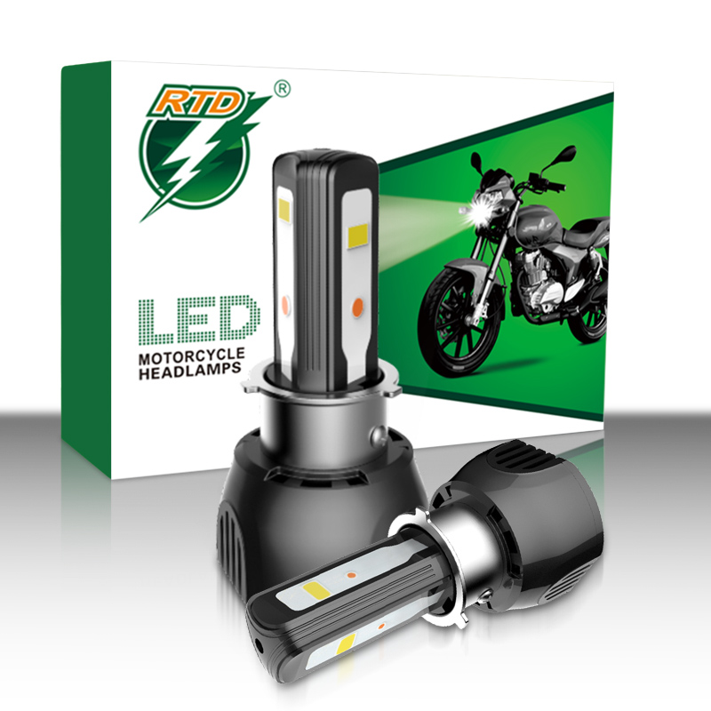 Motorcycle led headlight bulb AC/DC with the item 40W 3600lm with fan H4 BA20D H6 P15D