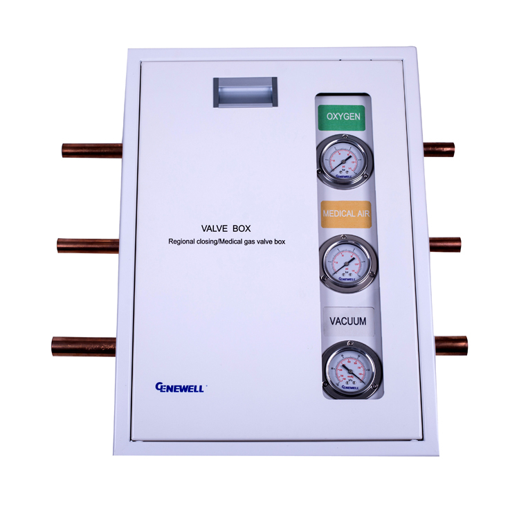 Top Quality Medical Gas Valve Alarm Combo Unit Hospital Zone Valve Box