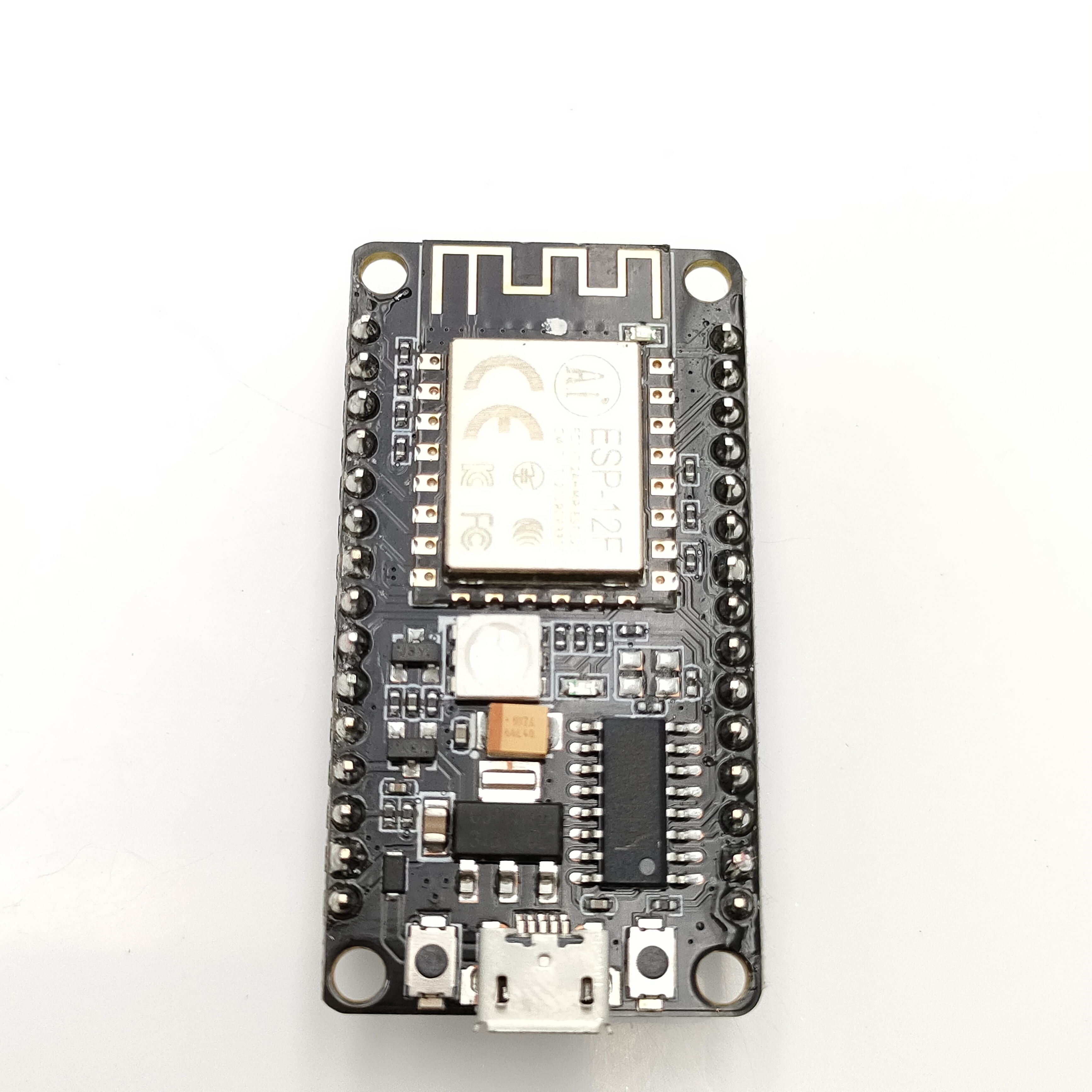 Беспроводной модуль NodeMcu Lua WIFI макетная плата ESP8266 с антенной на печатной плате и usb порт ESP-12F CP2102