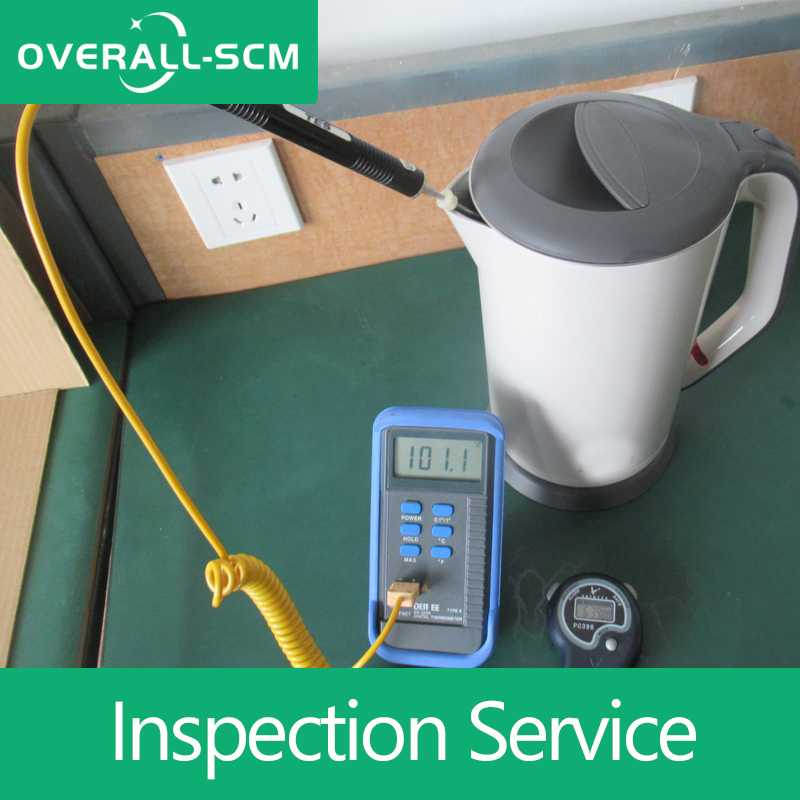 OVERALL Electric Kettle Pre-shipment Quality Inspection Service On Site In China