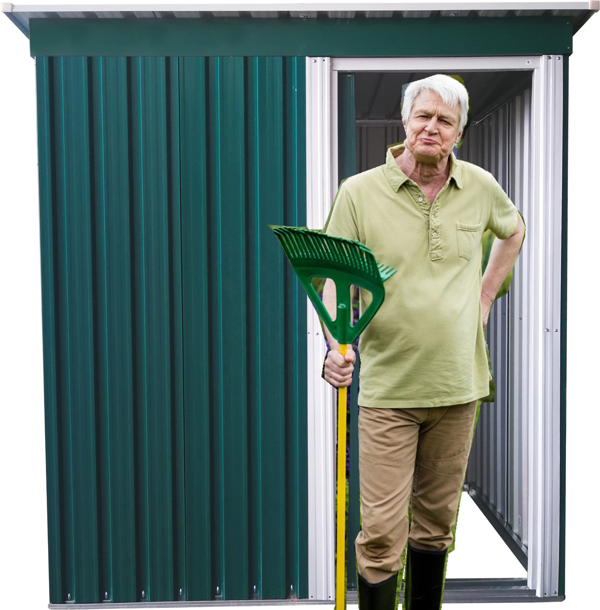 small storage one door garden shed garden tools house