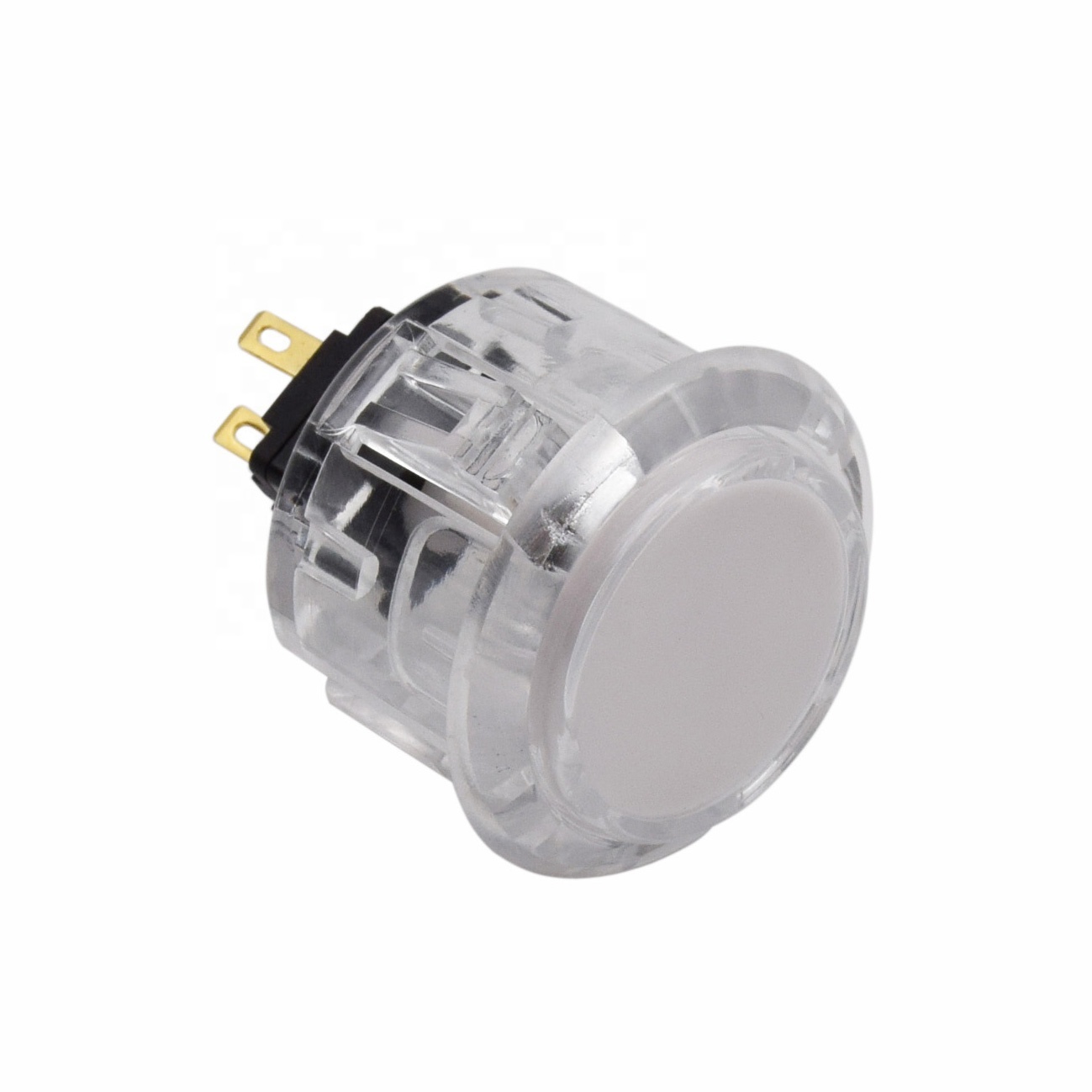 24mm,30mm high quality colorful transparent body push button switch for arcade game machine