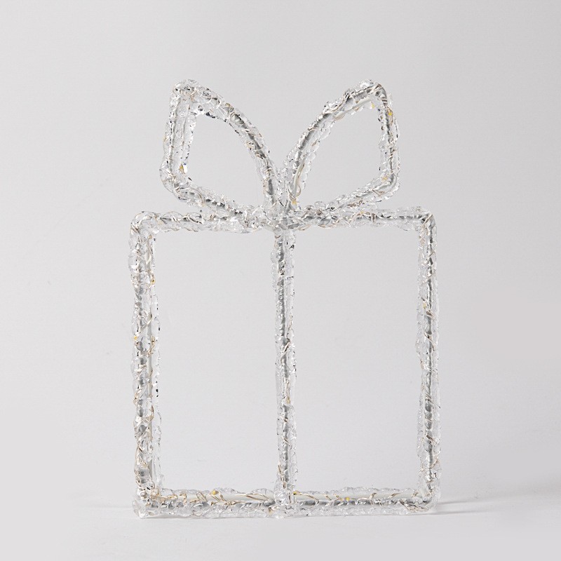 3D Acrylic gifts Box Christmas Factory Wholesale Wedding Christmas Led Atmosphere Light Waterproof Decorative Light
