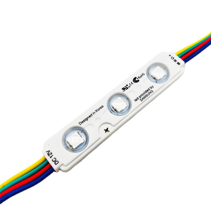Оптовая продажа, водонепроницаемый светодиодный модуль Ip65 Rgb 5050 0,72 Вт 12 В, уличный модуль вывески