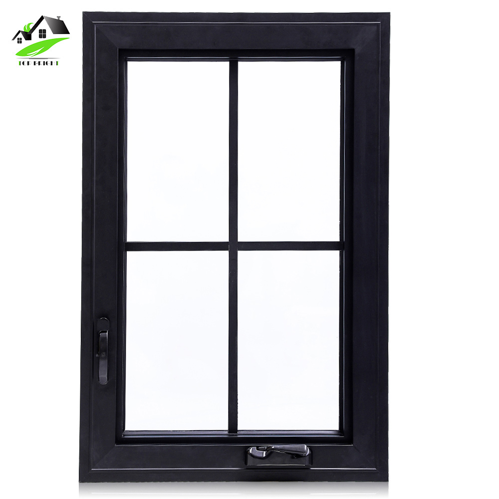 TPS9000 Series Aluminium Frame Casement Window Glass Aluminum Alloy Crank Out Double Glazed Window