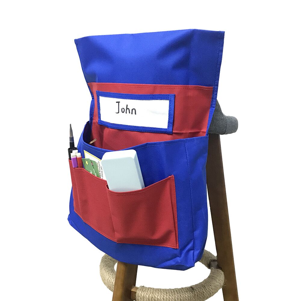 Amazon Collectible chair back is convenient for pupils to identify the storage bag for student
