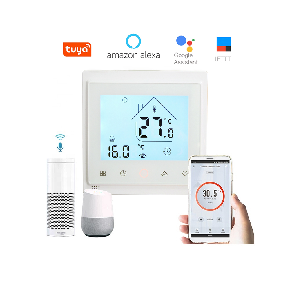 Умный контроллер термостата с Wi-Fi совместим с 220 В для системы отопления пола