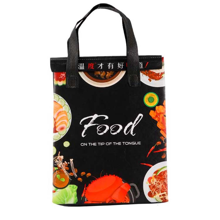 Food Delivery Bag Thermal Food Non Woven Cooler Bag