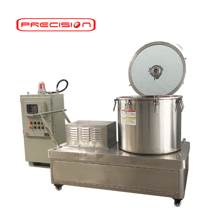 High Speed Dry Hemp Processing Fully Sealed Industrial Separator Ethanol Centrifuge Machine