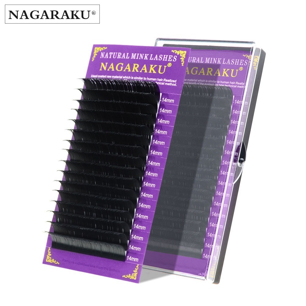 Накладные ресницы nagaraku, индивидуальные принадлежности для наращивания, оптовая продажа