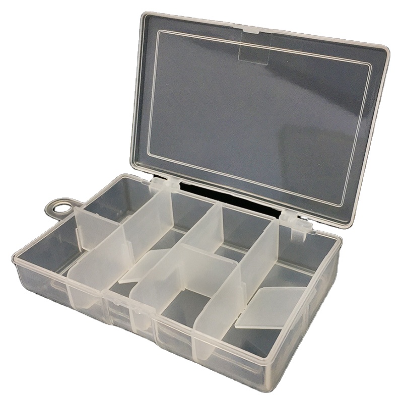 organizer storage box Accessories lure and hook fishing box 12.2*7.9*2.8cm 44g fishing tackle box
