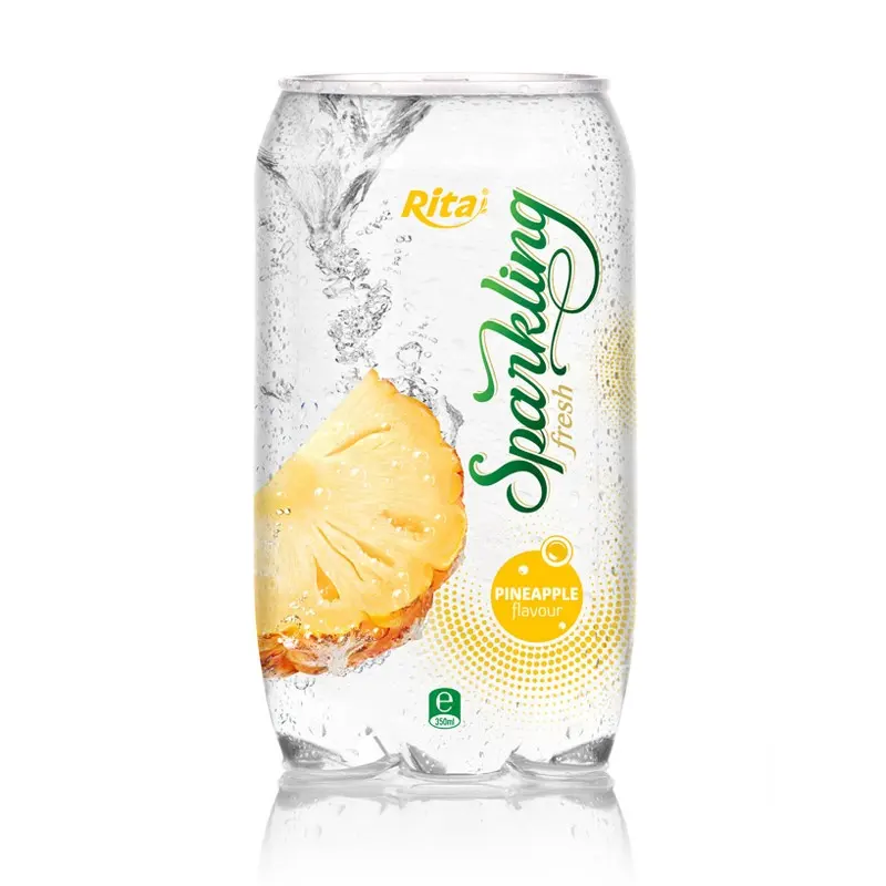 Made In Vietnam Products Good Price Preventing Dehydration Sparkling Pineapple Juice Drink 350 ml Pet Bottle
