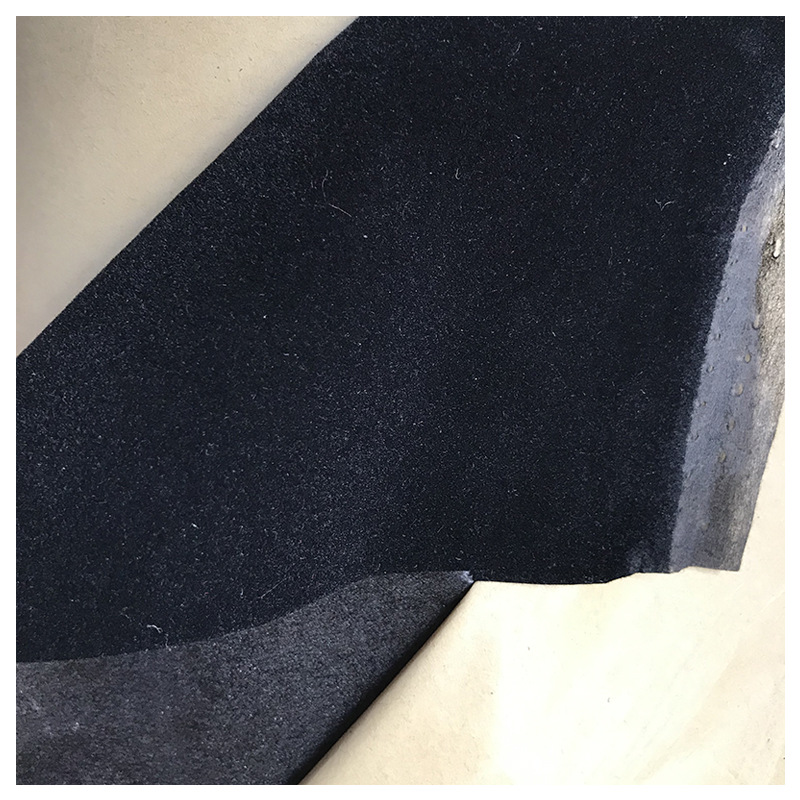 Self-adhesive flannelette black flannelette ring jewelry box