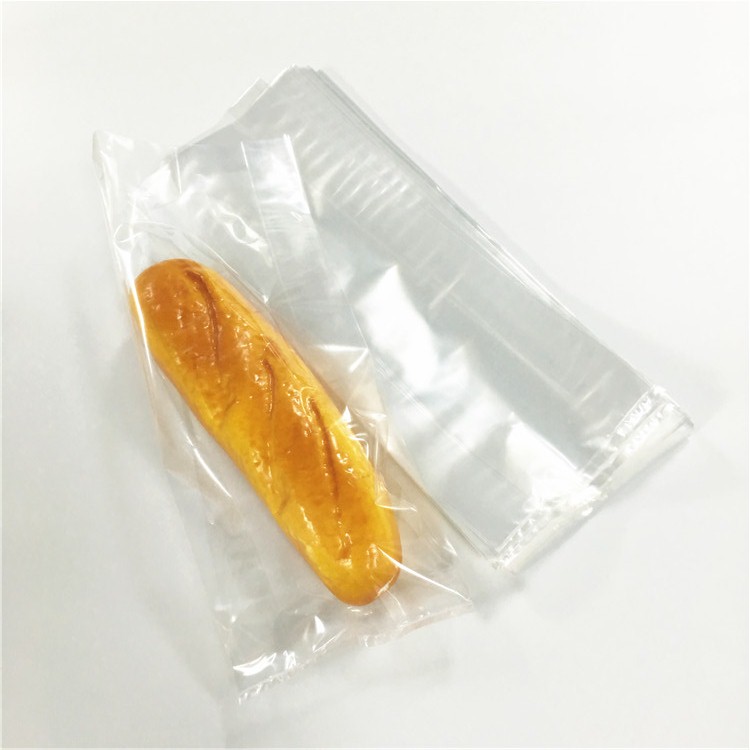 Высокий прозрачный мешок для хлеба LDPE пластиковая упаковка мешок для хлеба с обеих сторон ластовицей для пекарни
