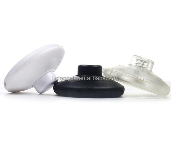 317 Transparent Black White Foot Pedal Push Switch Inline Lamp Light On-Off Push Control Floor Footswitch Step-on-Button Control