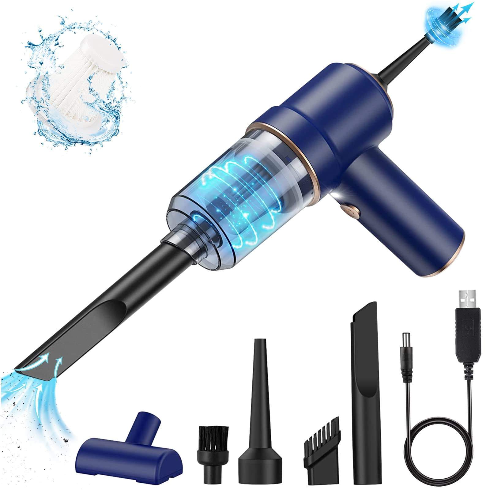 Multifunctional Portable 2-in-1 Wireless Car Vacuum Cleaner Blow & Suction Handheld Vacuum Cleaners