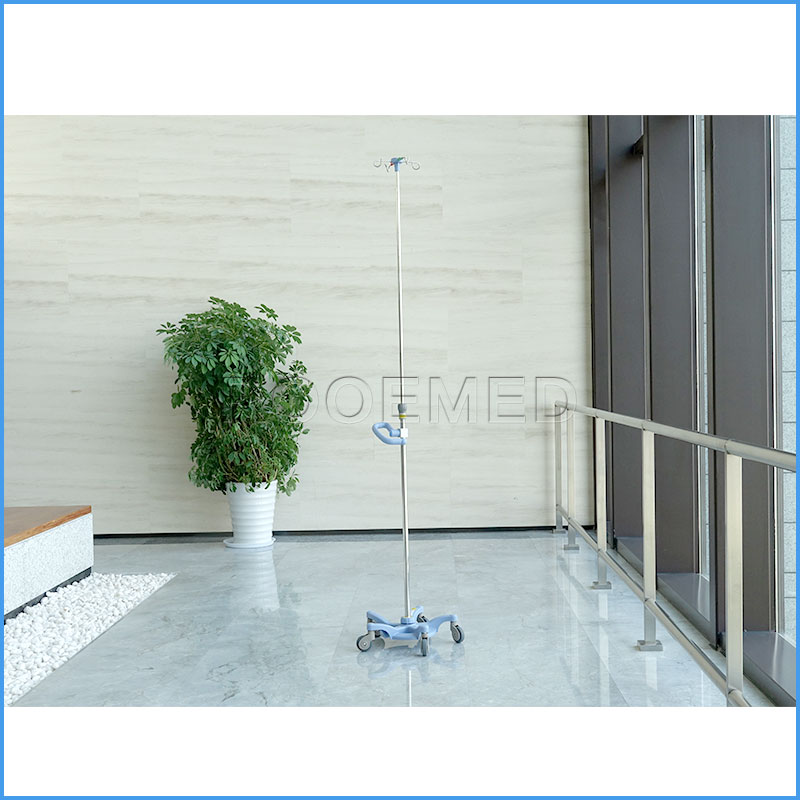 BIV03 Adjustable 3 Function Infusion Pump Pole Drip Stand for Hospital Bed