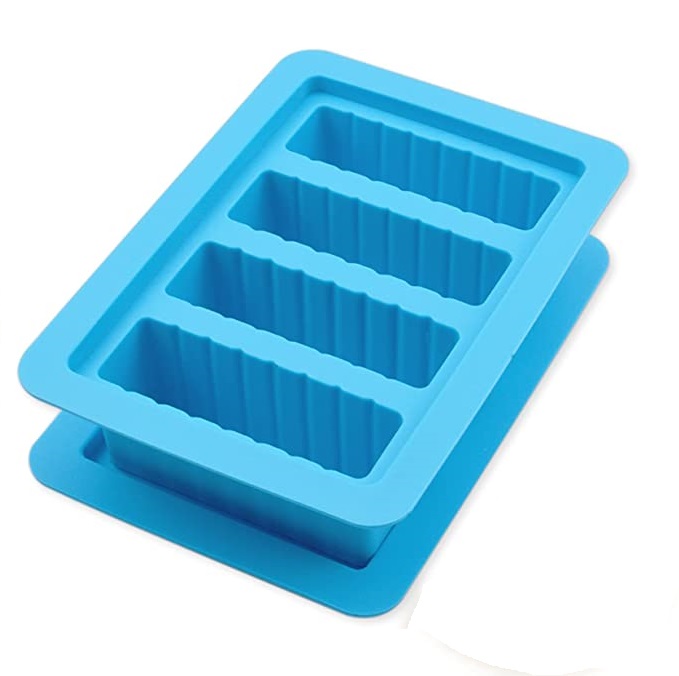 Non-stick Food Grade Silicone Butter Tray Baking tools Square Handmade Soap Silicon Cake Butter Mold