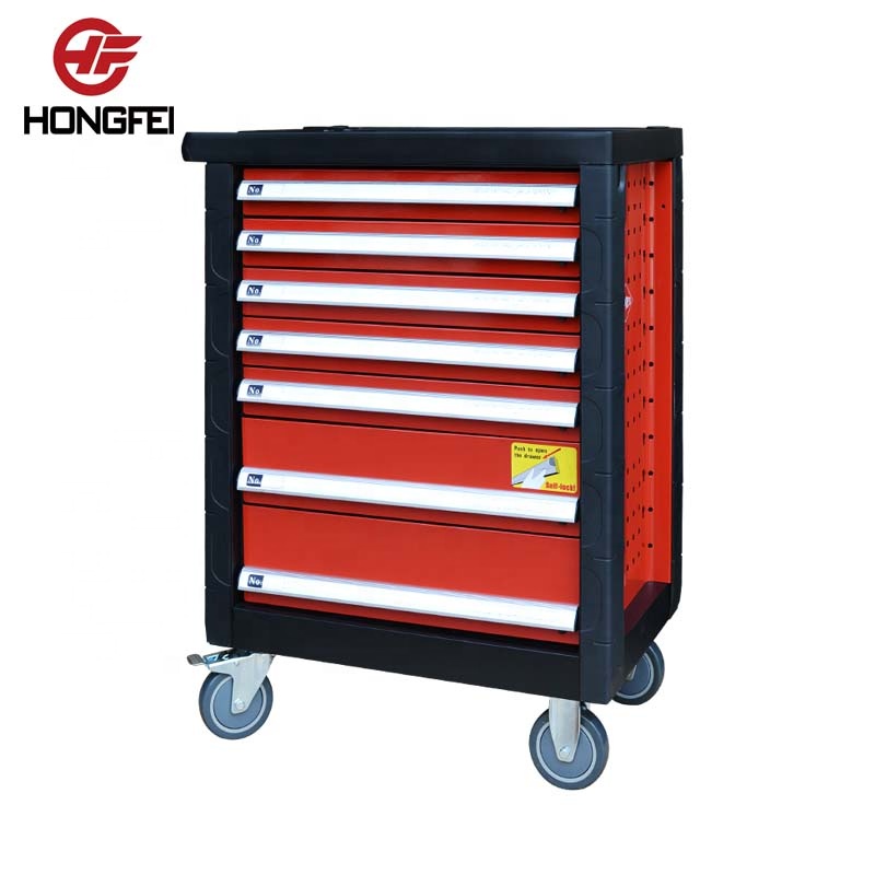27 дюймов 7 ящиков Roll Cart портативный ящик для инструментов