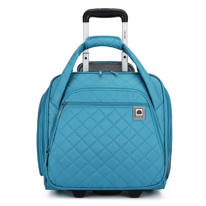 Fashion Luggage Removable Hand Trolley Luggage Wheeled Rolling 2 Wheels