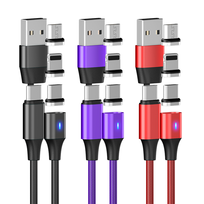 4 в 1 Магнитный USB-кабель для передачи данных, быстрая зарядка, беспроводное зарядное устройство, многофункциональный с интерфейсом type-c micro IOS, ноутбуки для iphone