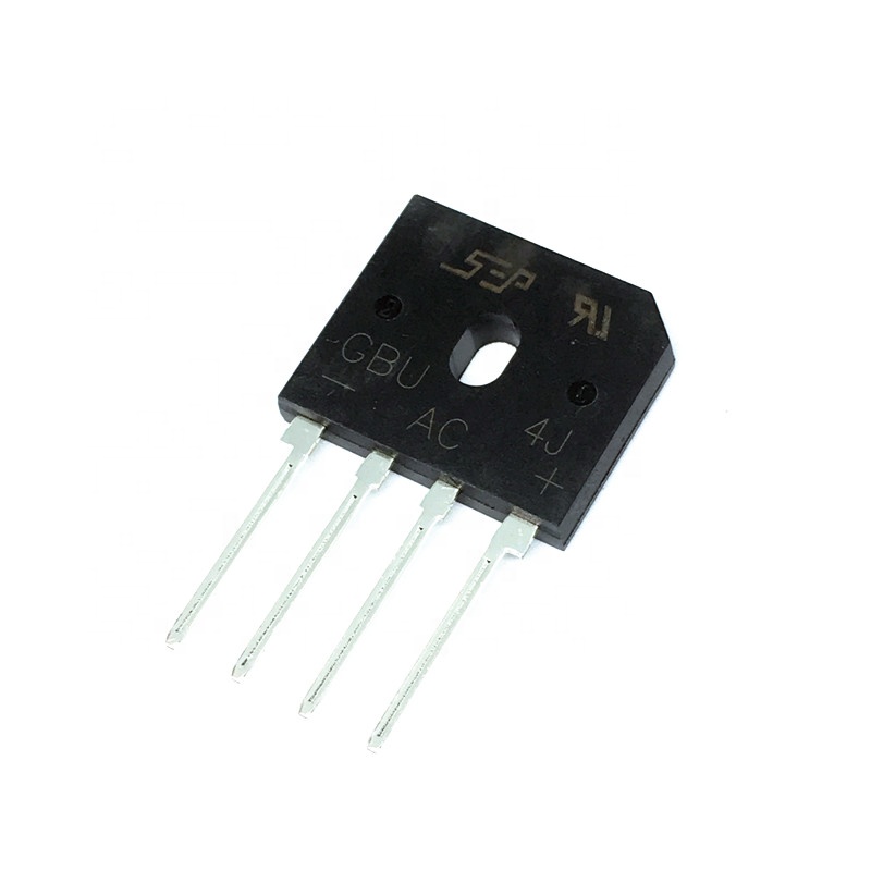 U4KB80R GBU406 GBU408 GBU4J GBU4K выпрямительный мост плоский мостовой стек 4A 600V