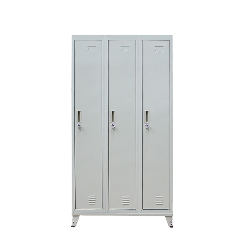 KD 3 Doors Locker Steel Staff Wardrobe Locker Cabinet