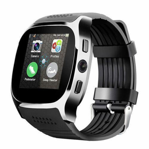 1.54" full touch sim 2G calling TF Card pedometer sleep monitor T8 sport smart watch