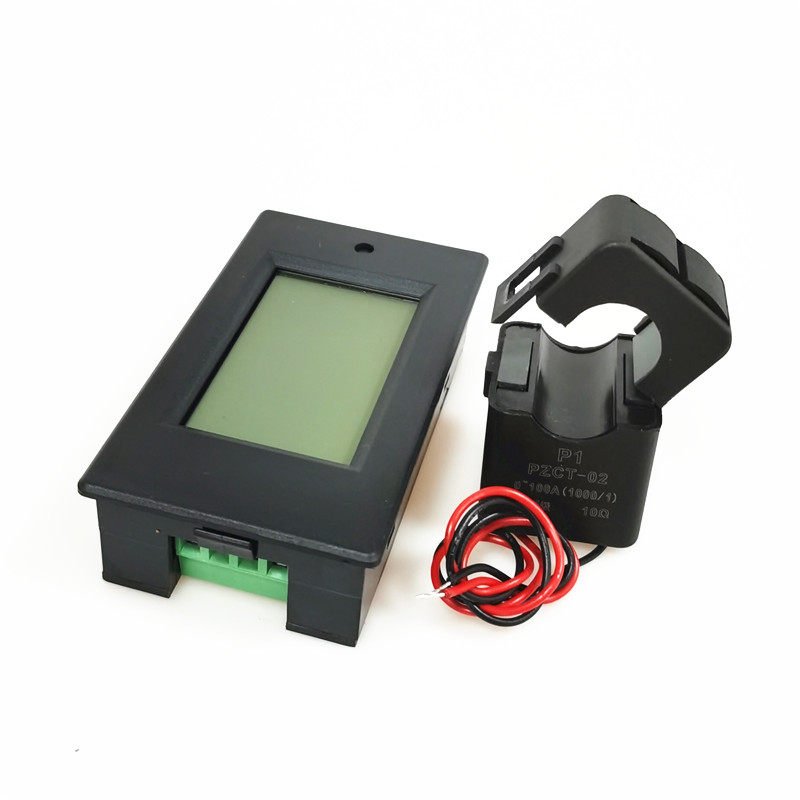 PZEM061 AC 80-260V 100A открытый CT 4 в 1 Электрический измеритель однофазный цифровой измеритель мощности