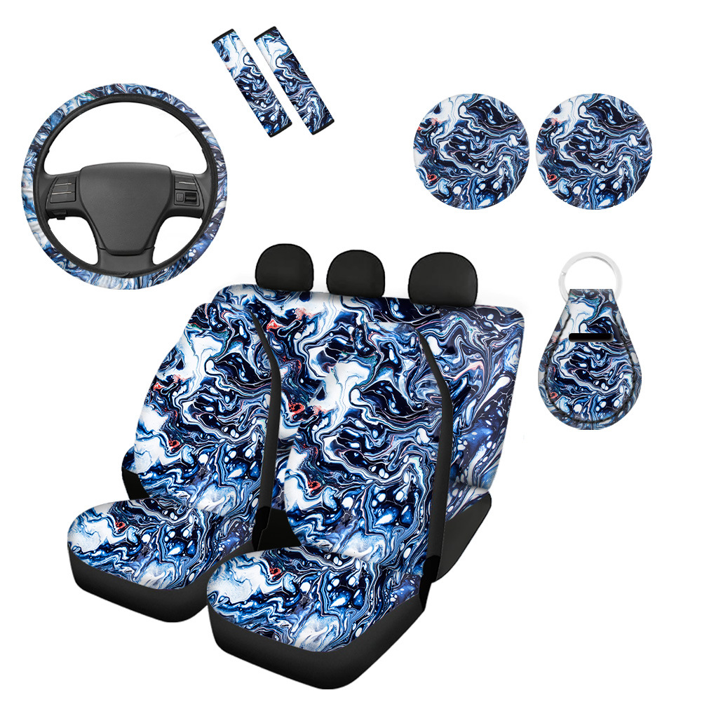 Sea Waves Car Seats Cover for Universal