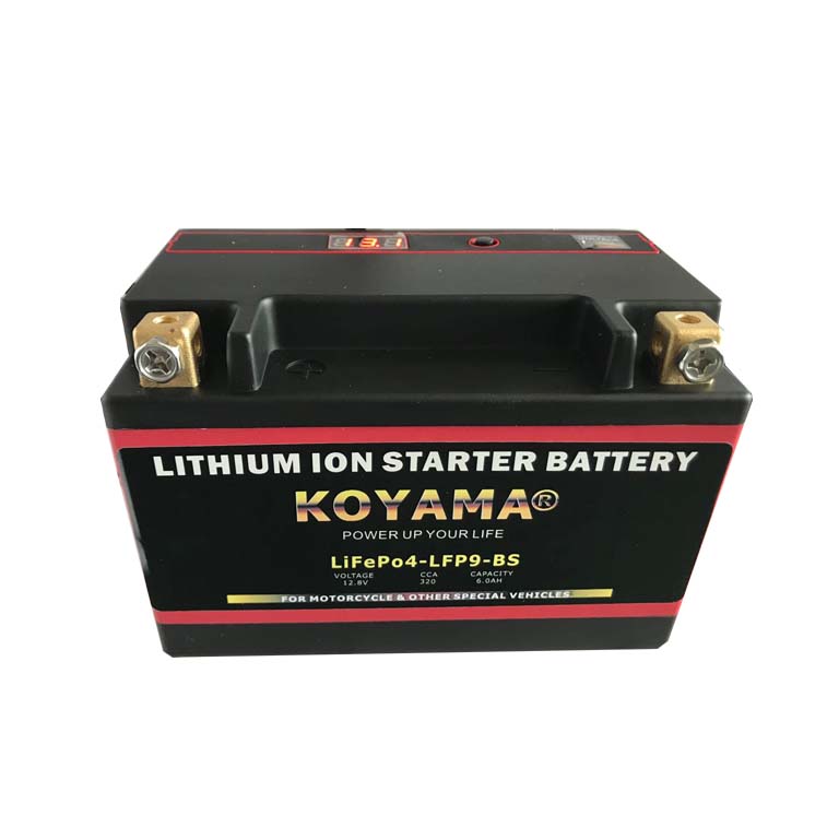 Lifepo4 аккумуляторная батарея мотоцикла, LFP9-BS/YTX9-BS мотоцикл стартерные батареи