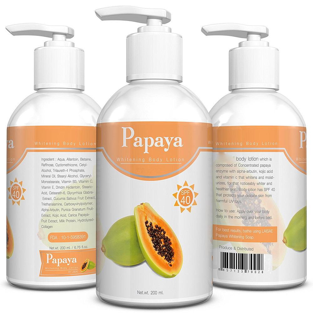 Отбеливающий лосьон для тела с фирменной торговой маркой SPF 40, койевая кислота, папайя
