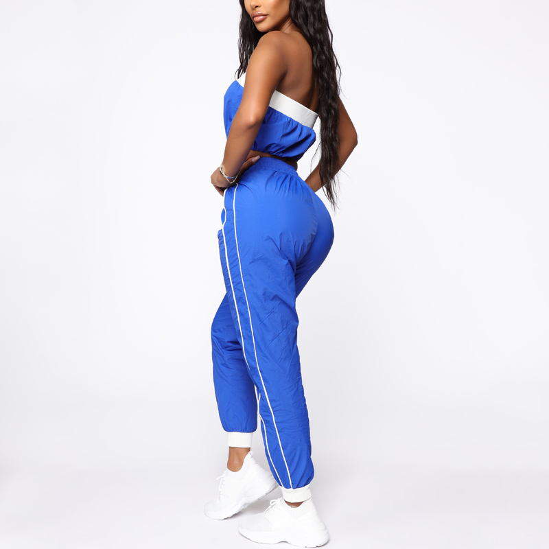 Best Sale Custom Fashion Wome Gym Crop Top Jogger Pants Sets