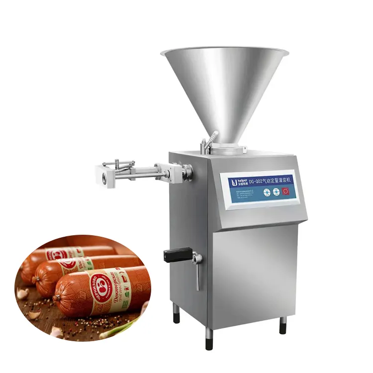 Popular large capacity automatic sausage marking machine sausage stuffer sausage filling machine