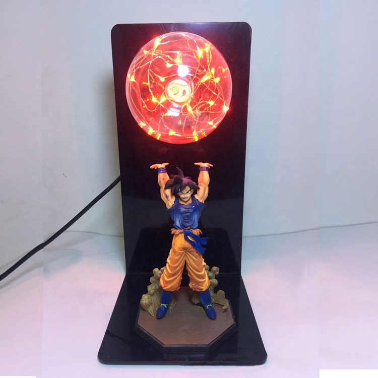 Креативная светящаяся Светодиодная настольная лампа аниме Sun Wukong для защиты глаз с цветной коробкой