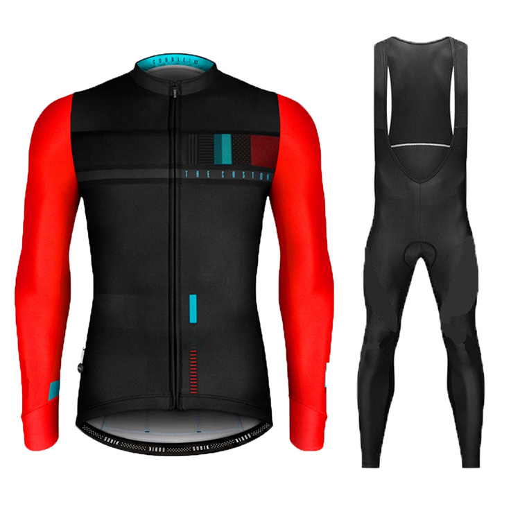 JESSUBOND Customized Long Sleeve Polyester Fabric Breathable Bike Jersey Cycling Wear