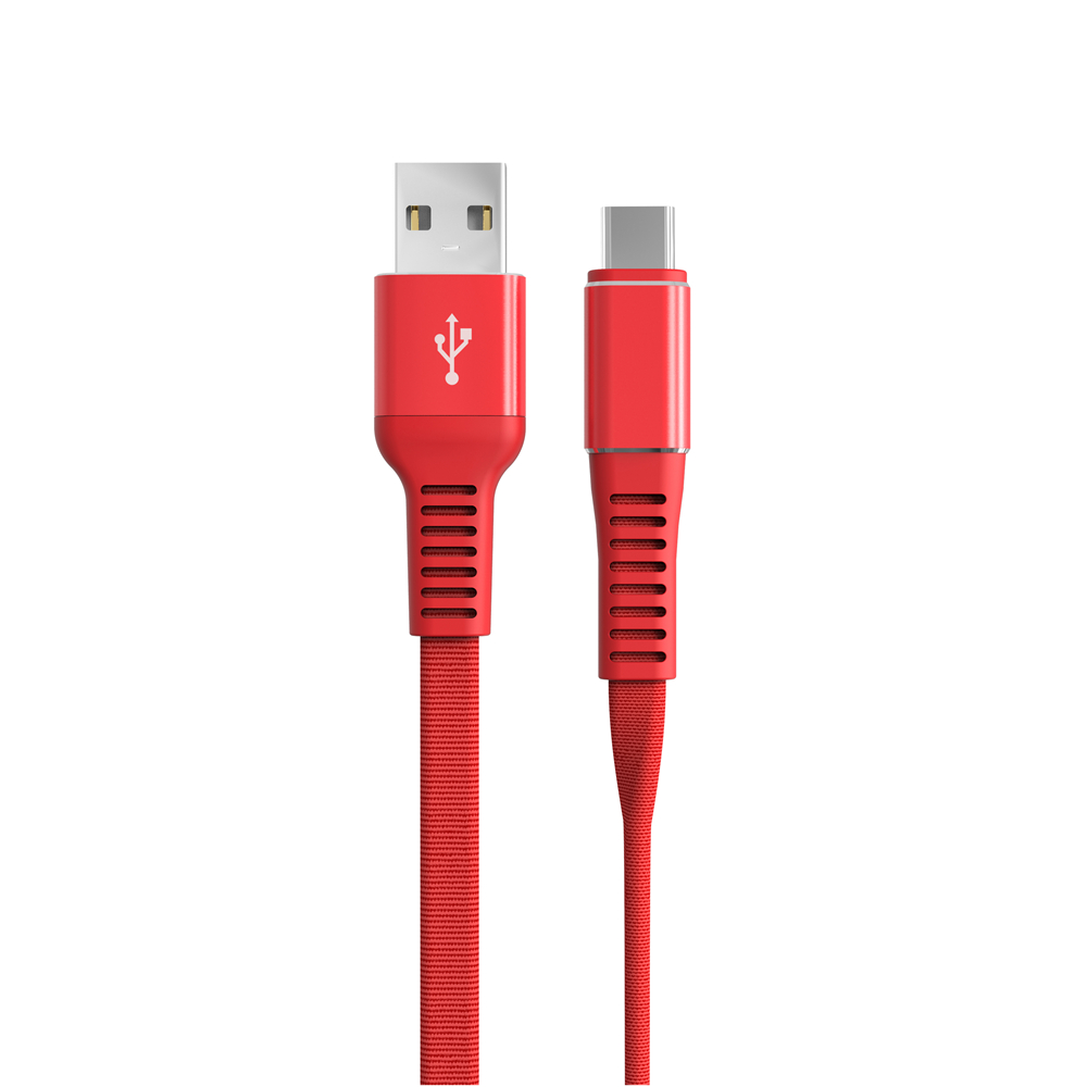 Фабричная цена новый стиль USB A к USB C Ткань быстрой зарядки и передачи данных кабель