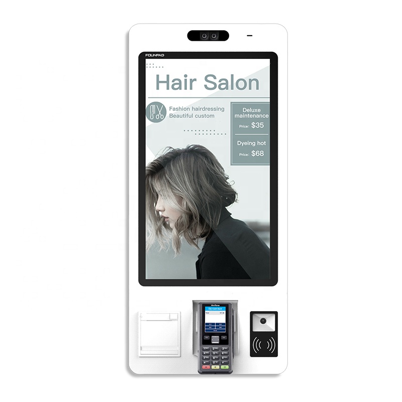 Салон самообслуживания киоск POS NFC/RFID кард-ридер Сканер Принтер сенсорный ЖК-экран самообслуживания оплаты киоск для салона красоты волос