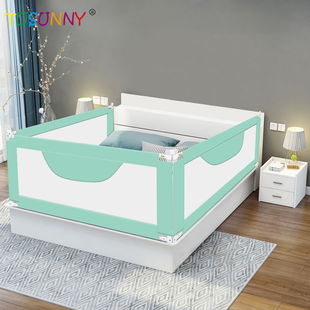 2020 Cheap Safety Bed Fence  Modern Swing Down Bed Guard Rail  Baby Adjusted Bed Rails